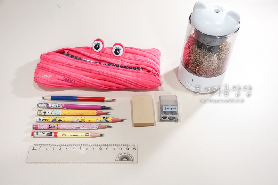 초등학교 입학 선물 준비물 실용적인 프로살림 자동 연필깎이 오토베어 후기