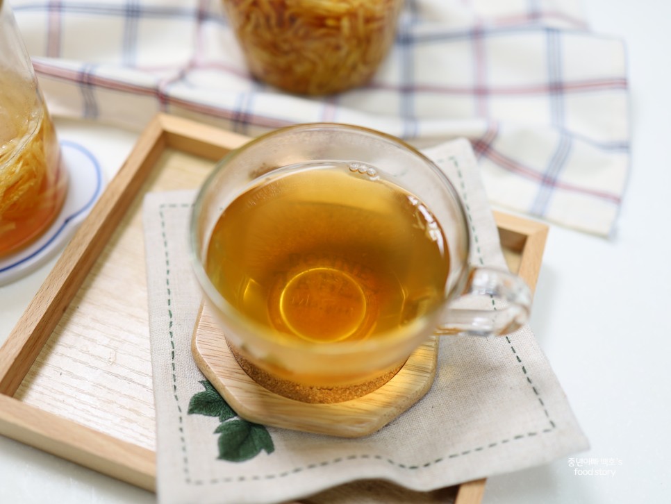 무꿀즙 꿀차요리 무차 만들기 효능 무채칼 썰기