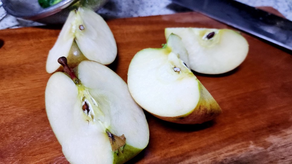 과일샐러드 발사믹소스 레시피 과일사라다 요리 미니양배추 사과샐러드 만들기