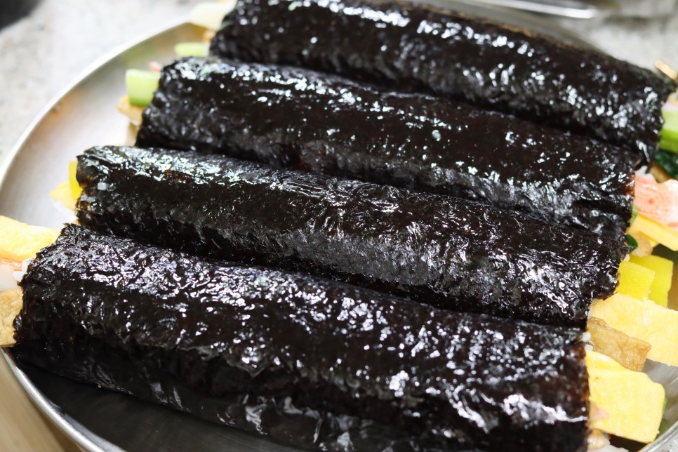 시금치 김밥맛있게싸는법 집김밥 재료 멸치 김밥 만들기