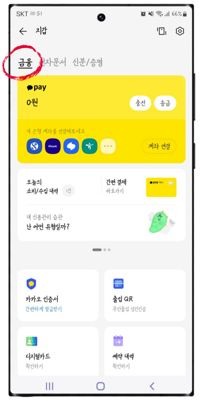 카카오 카카오톡 지갑 삭제 탈퇴 및 카카오톡 지갑인증 방법