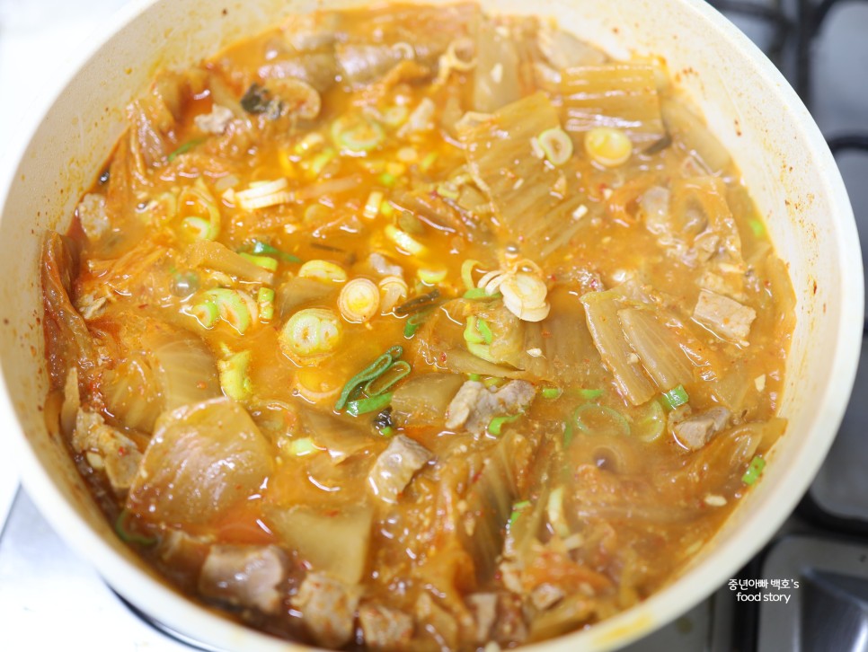 백종원 목살김치찌개 돼지고기 묵은지 신김치찌개