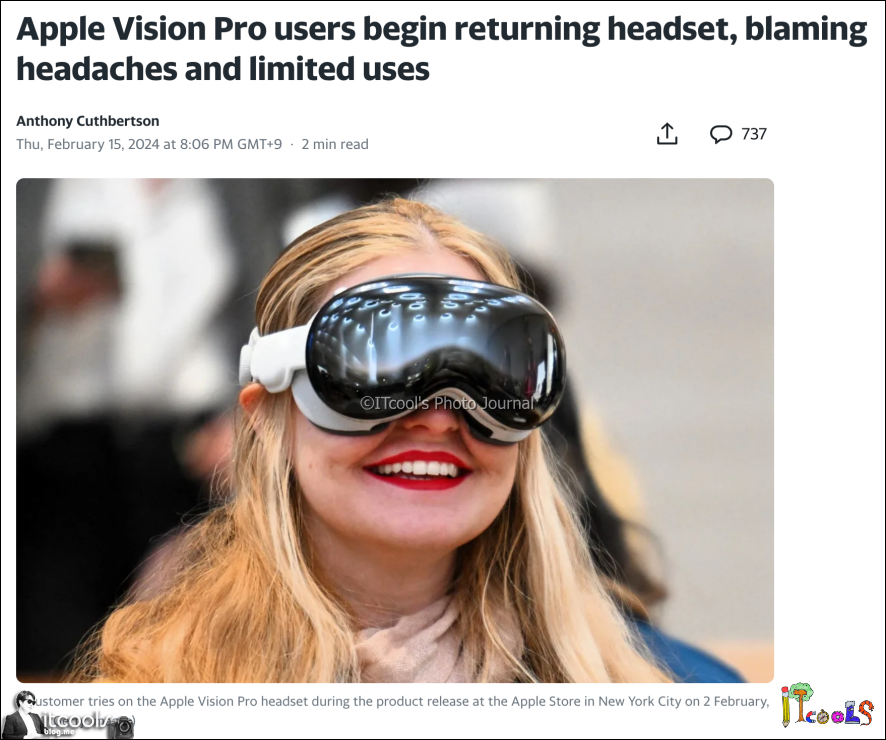 애플 비전 프로: 묻지마 환불로 드러난 사용자의 불편과 기대