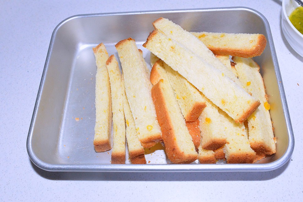 식빵 마늘빵 만들기 레시피 에어프라이어 마늘빵 소스 요리