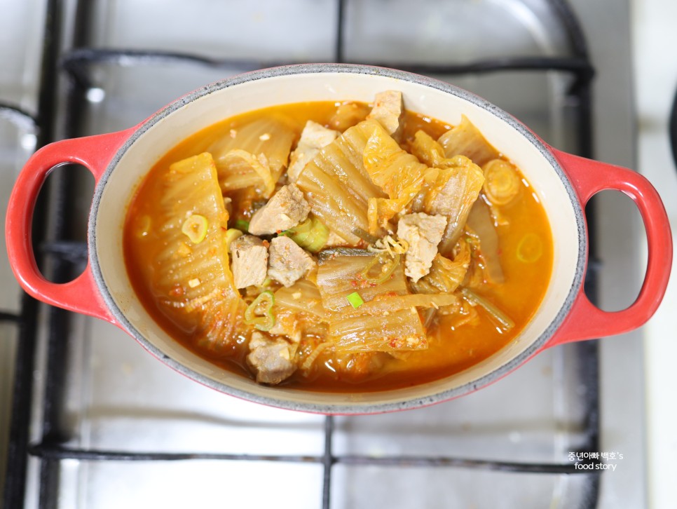 백종원 목살김치찌개 돼지고기 묵은지 신김치찌개