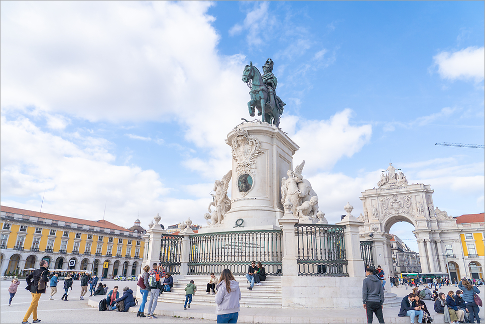 포르투갈 여행, 코메르시우 광장 유럽 리스본 여행 시티투어