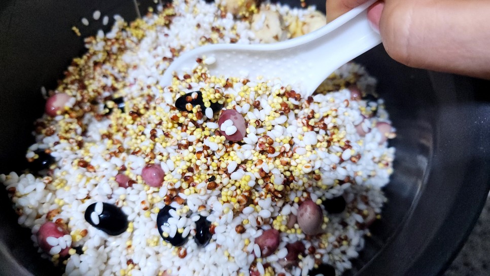 정월대보름 오곡밥 만드는법 재료 간단 전기밥솥 찰밥 차조밥 찹쌀밥 만들기