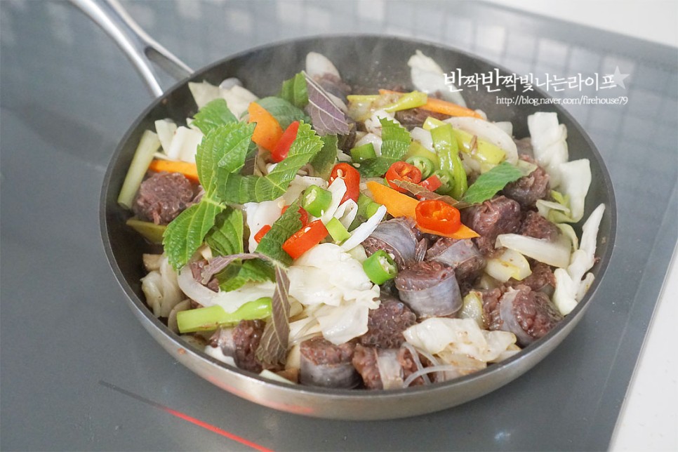 백순대볶음 레시피 백종원 순대볶음 레시피 양념장 만들기