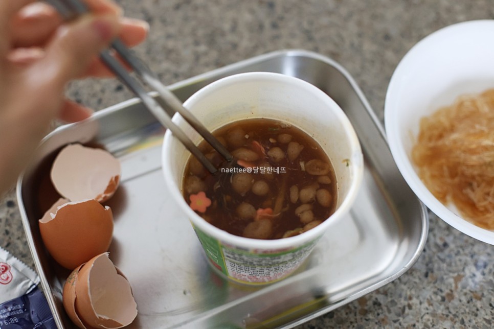 컵누들 계란찜 만들기 칼로리 컵누들 우동맛 전자레인지 계란찜 만드는 법