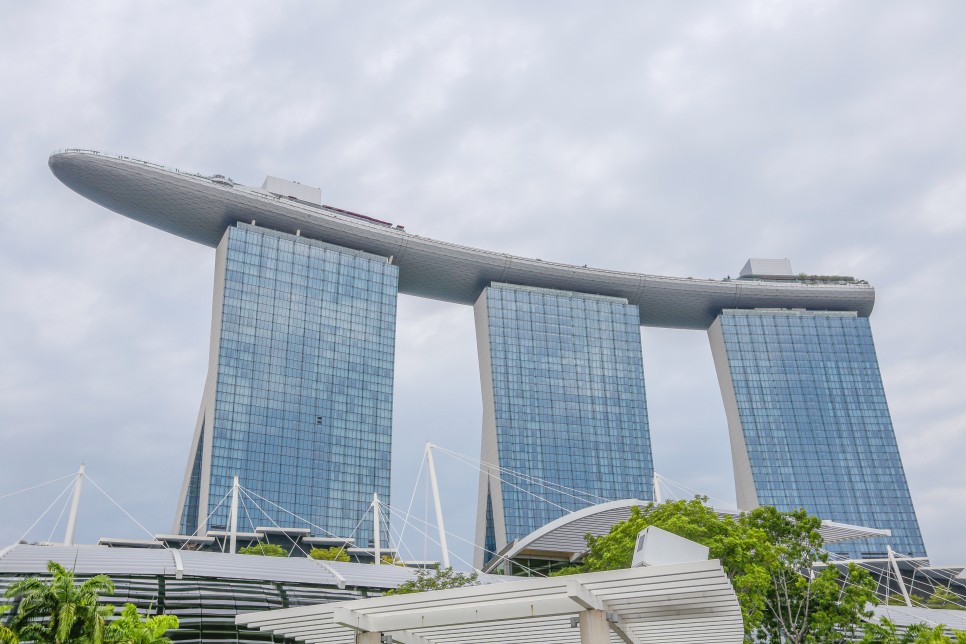 싱가포르 마리나베이샌즈 전망대 수영장 싱가폴 자유여행 코스
