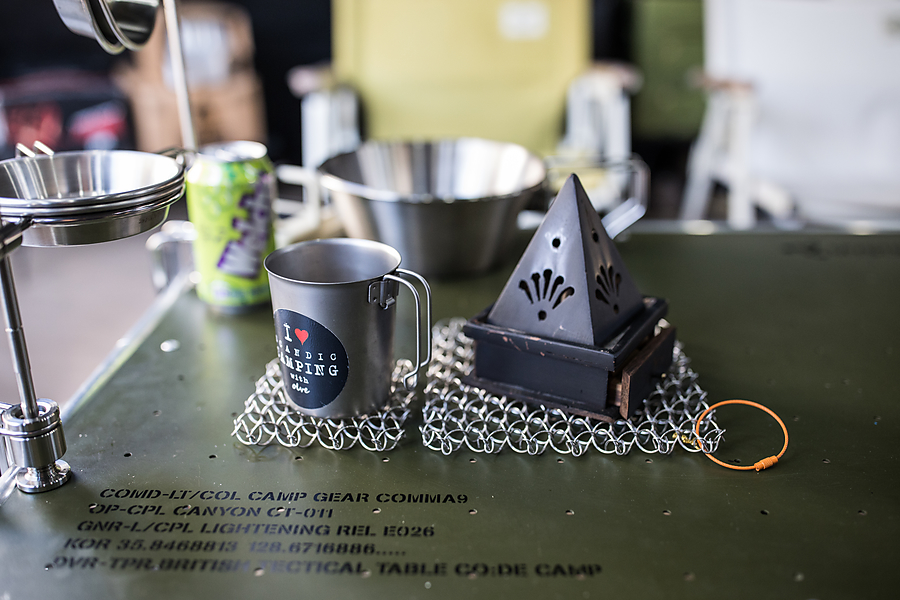 와이어 팟 스탠드 캠핑 컵 코펠 냄비 받침대 감성 캠핑용품