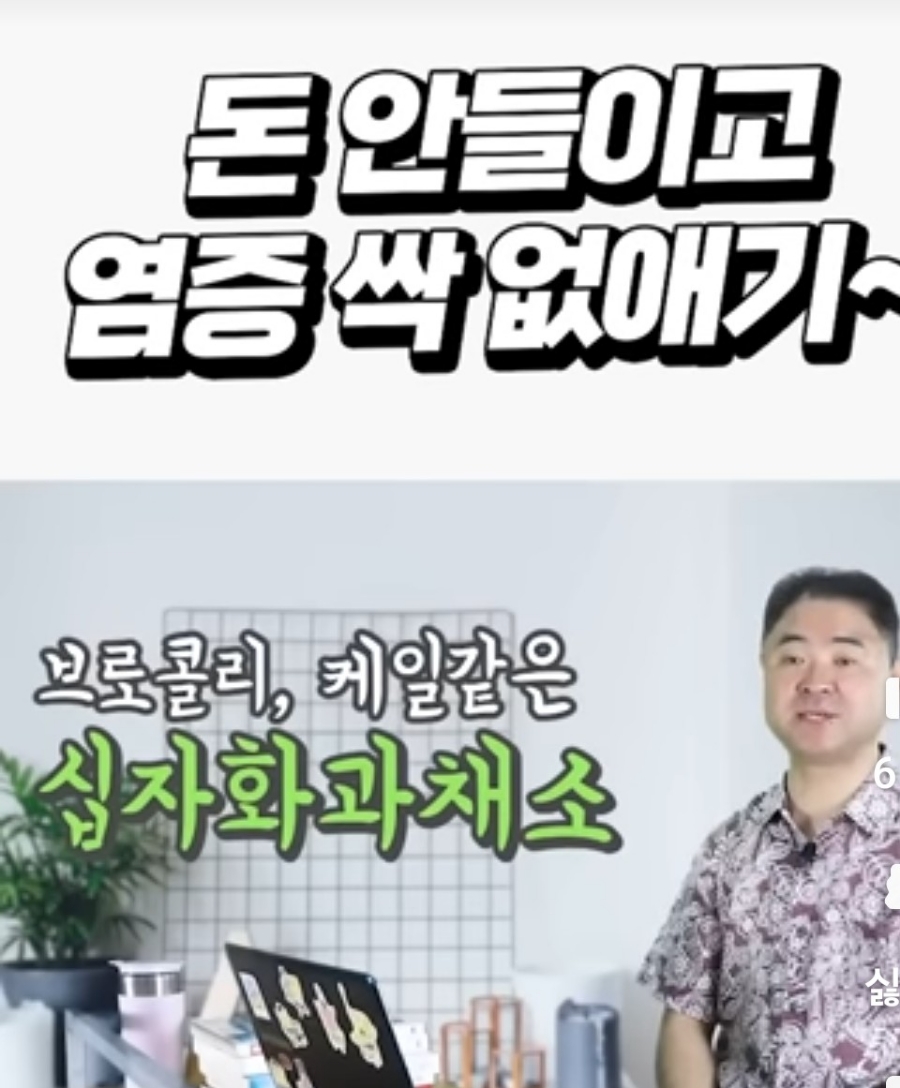 건나물 TV  돈안들이고 염증 싹 없애기~