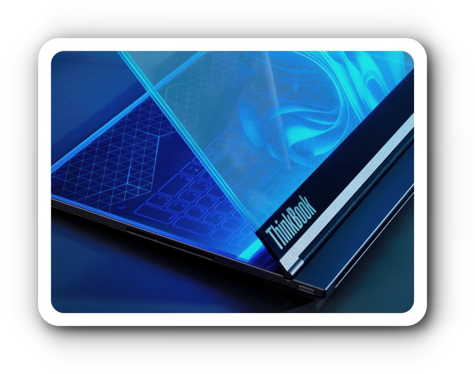 레노버 투명디스플레이 노트북 세계 최초 공개 MWC2024