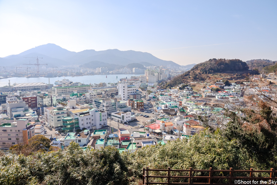 통영 여행지 추천 탁트인 전망의 볼거리 통영 서피랑 마을 공원