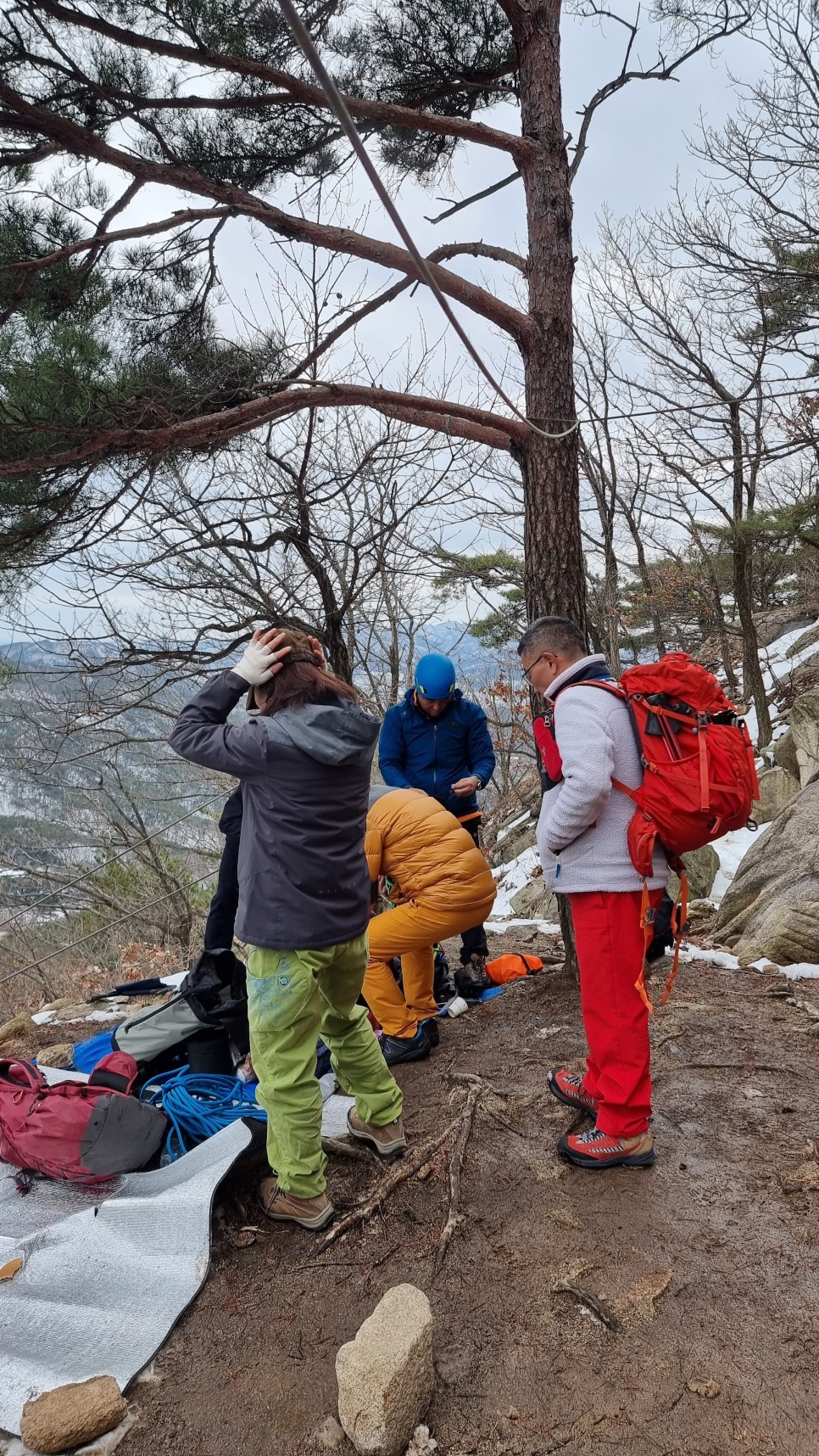 24년 장비릿지 1차 기초교육, 삼성산 바하람암장