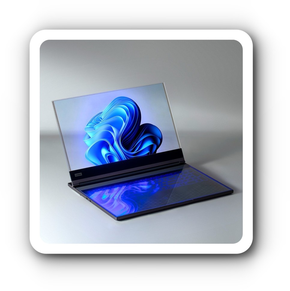레노버 투명디스플레이 노트북 세계 최초 공개 MWC2024