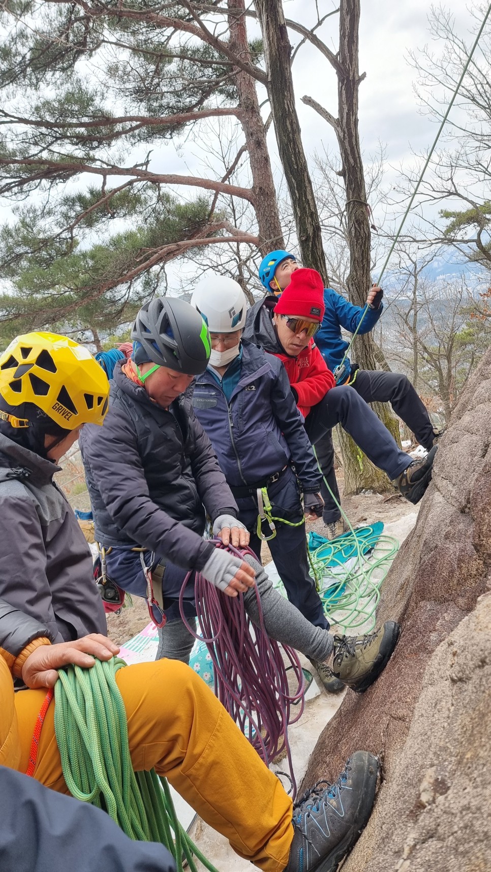 24년 장비릿지 1차 기초교육, 삼성산 바하람암장