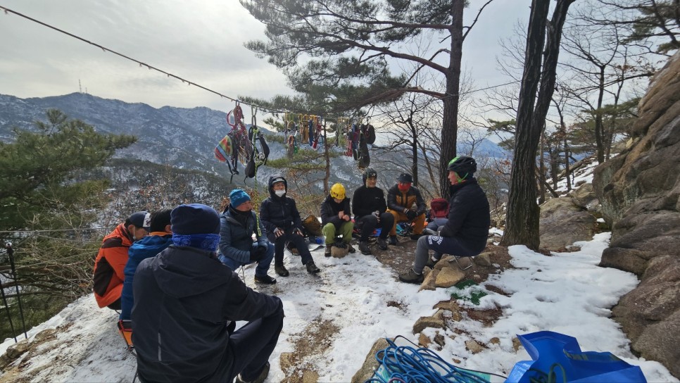 24년 장비릿지 1차 기초교육, 삼성산 바하람암장