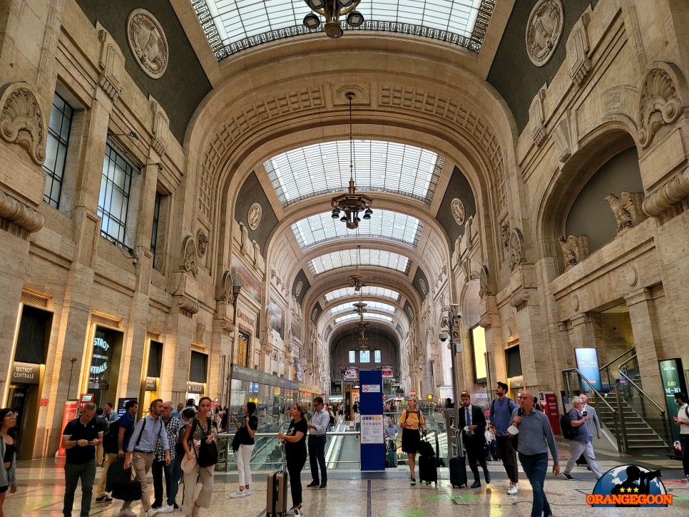 (이탈리아 밀라노 / 밀라노 중앙역 #8) 역사 건물이 하나의 예술작품! 이탈리아 북부의 중심 기차역 Stazione Milano Centrale