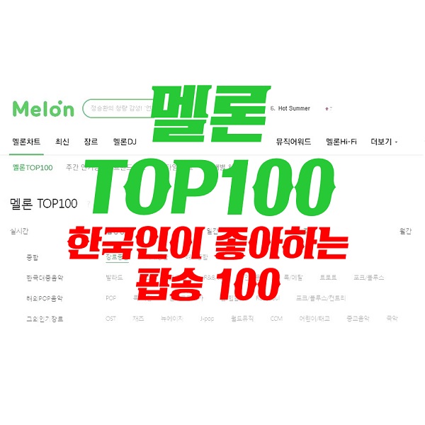 한국인이좋아하는팝송 100 멜론차트 TOP100 해외종합 최신인기팝송 (2024년 2월 다섯째주) TOP10 곡정보