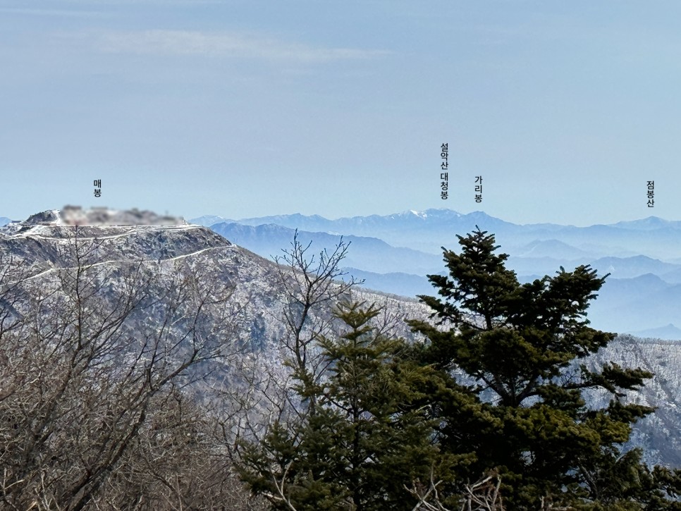 [80] 가평 화악산 중봉 (설운현 출발 왕복 4km 단거리 코스)