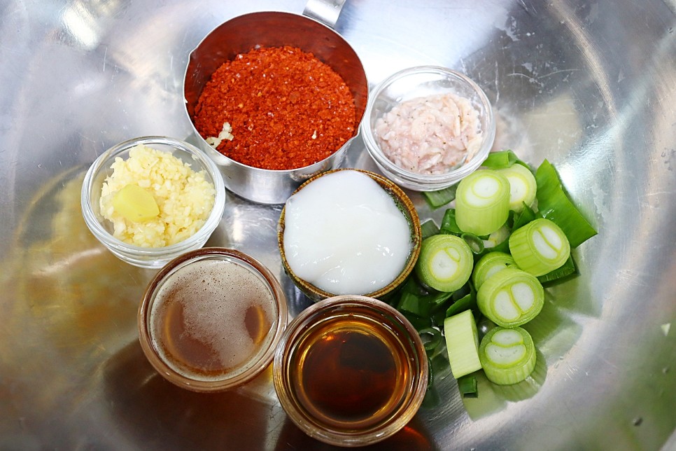 설렁탕집 깍두기 담그기 무김치 국밥집 설렁탕 깍두기 담그는법