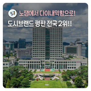 대전시, 대한민국 도시 브랜드 평판 ‘전국 2위’