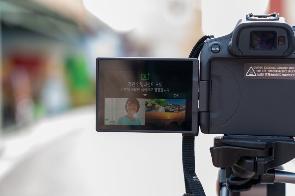 브이로그 동영상 촬영을 위한 4K 미러리스 카메라 추천! 캐논 EOS R7