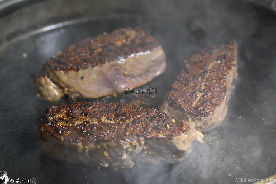 미국산 코스트코 부채살 스테이크 굽기 가격 집에서 소고기 스테이크 맛있게 굽는법