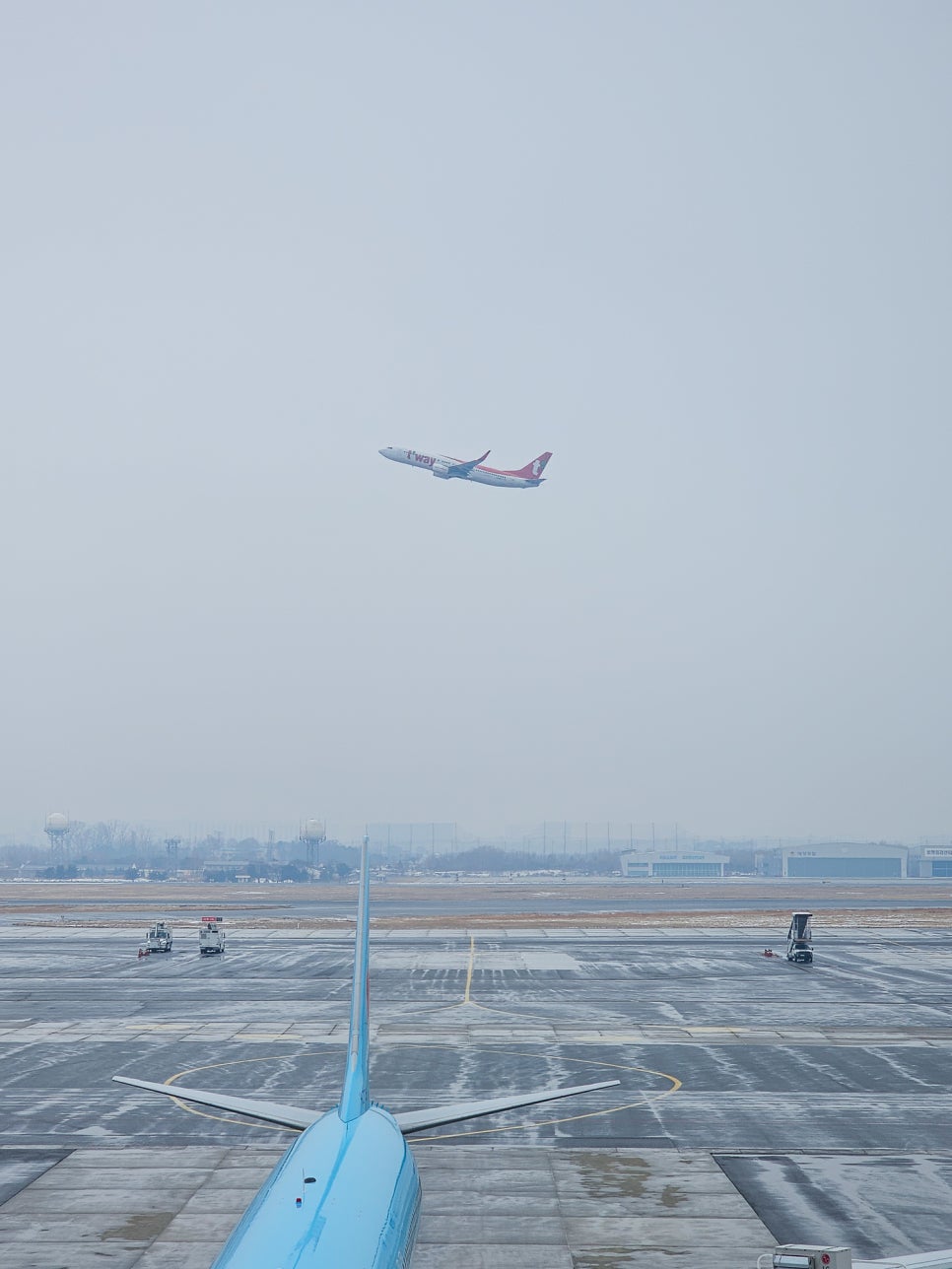 김포공항 국내선  전망대 비행기 구경