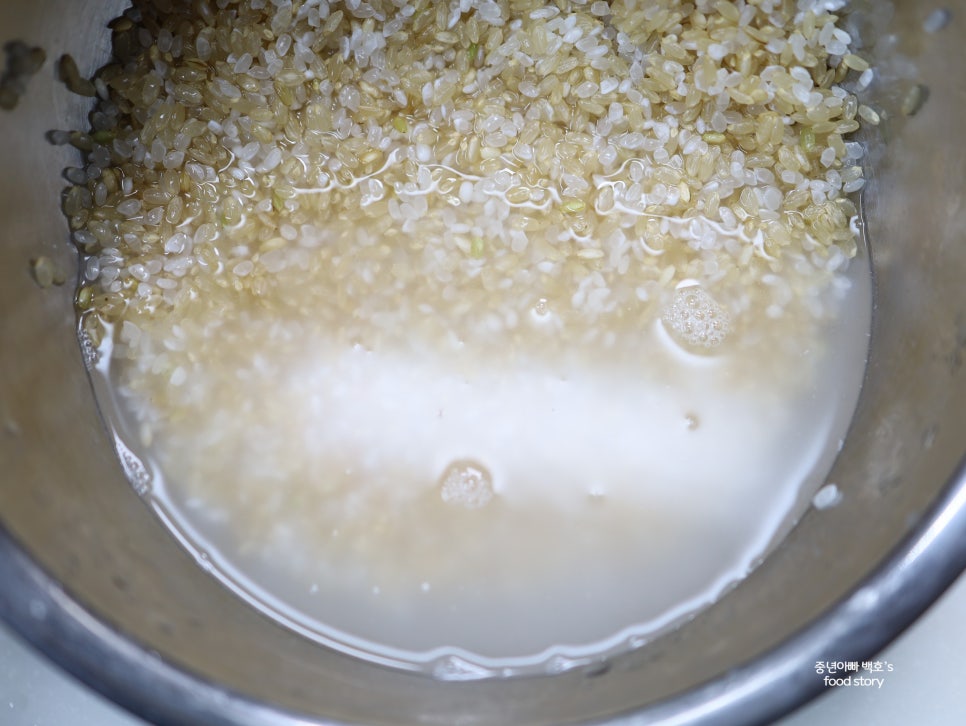 쌀뜨물 만드는법 효능 보관 냉동밥 만들기
