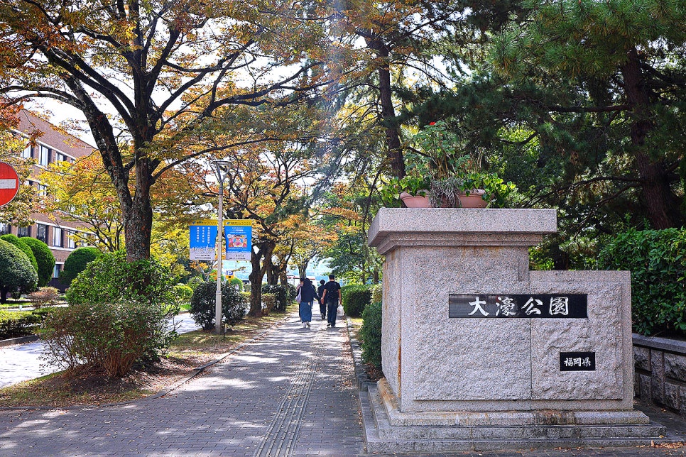 일본 후쿠오카 여행 코스 오호리공원 일본 스타벅스 후쿠오카시 미술관