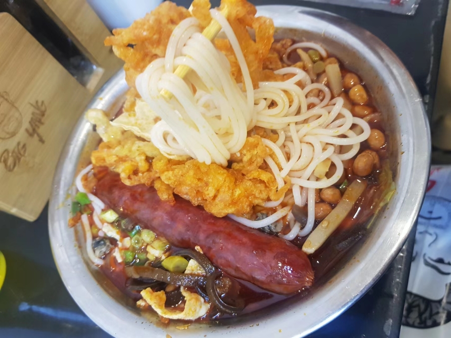 中国 大连市 - 大羊螺蛳粉 뤄쓰펀 螺蛳粉 중국 대련맛집 우렁이국수 : 발냄새 나기로 유명한 음식 로컬맛집 방문기