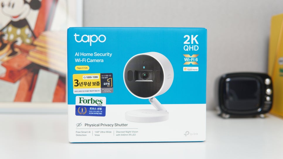티피링크 Tapo C125 홈캠, 집 가정용 CCTV 추천 및 설치 후기, 애플홈킷 지원