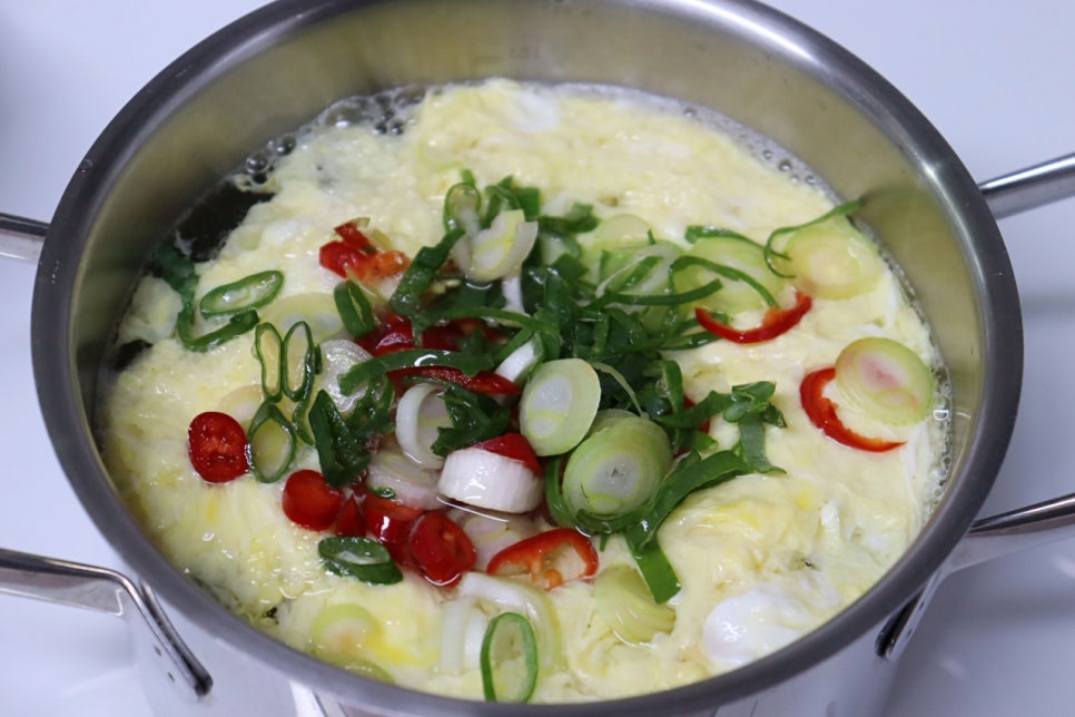초간단 계란국 끓이는법 계란탕 만들기 파계란국 레시피 간단한 아침국 종류