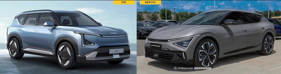 기아 EV6 페이스리프트 새로운 GT 전기차로 나올까? 2022년과 비교해보자.