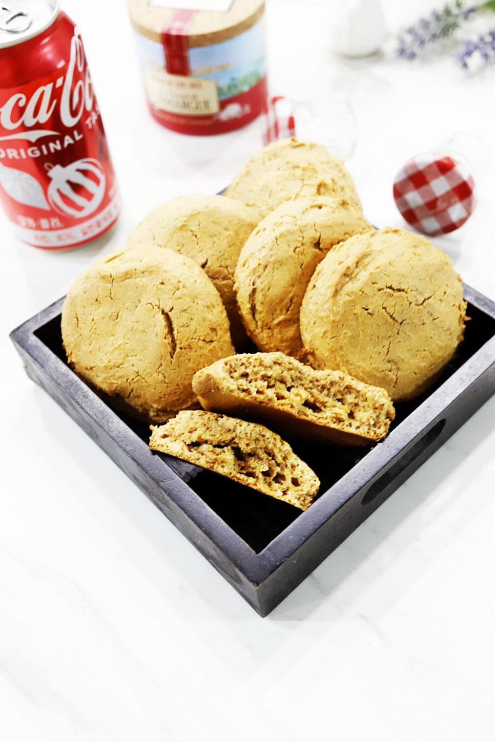 땅콩버터 쿠키 만들기 노밀가루 초보 홈베이킹 수제 과자 만들기