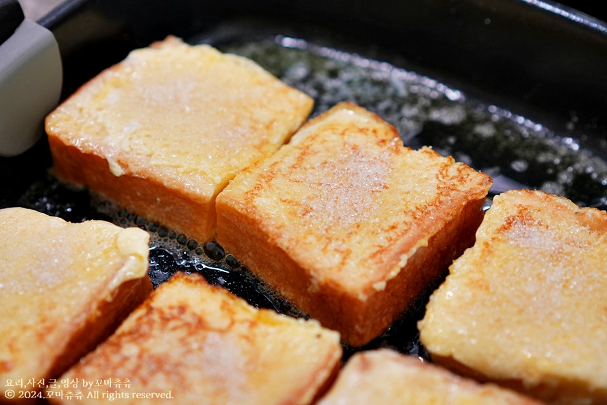 프렌치토스트 만들기 카스테라 느낌 식빵 계란 토스트 레시피 식빵요리