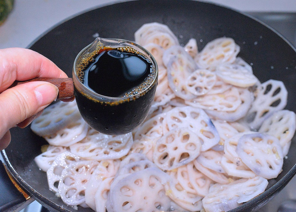 아삭한 연근조림 만드는 법 아기 연근조림 레시피