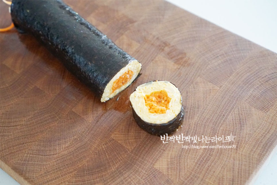 당근라페 김밥 당근김밥 당근라페 양배추김밥