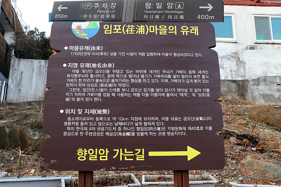 [다도해해상국립공원] 향일암 일출과 변산바람꽃, 금오산 왕복 등산코스