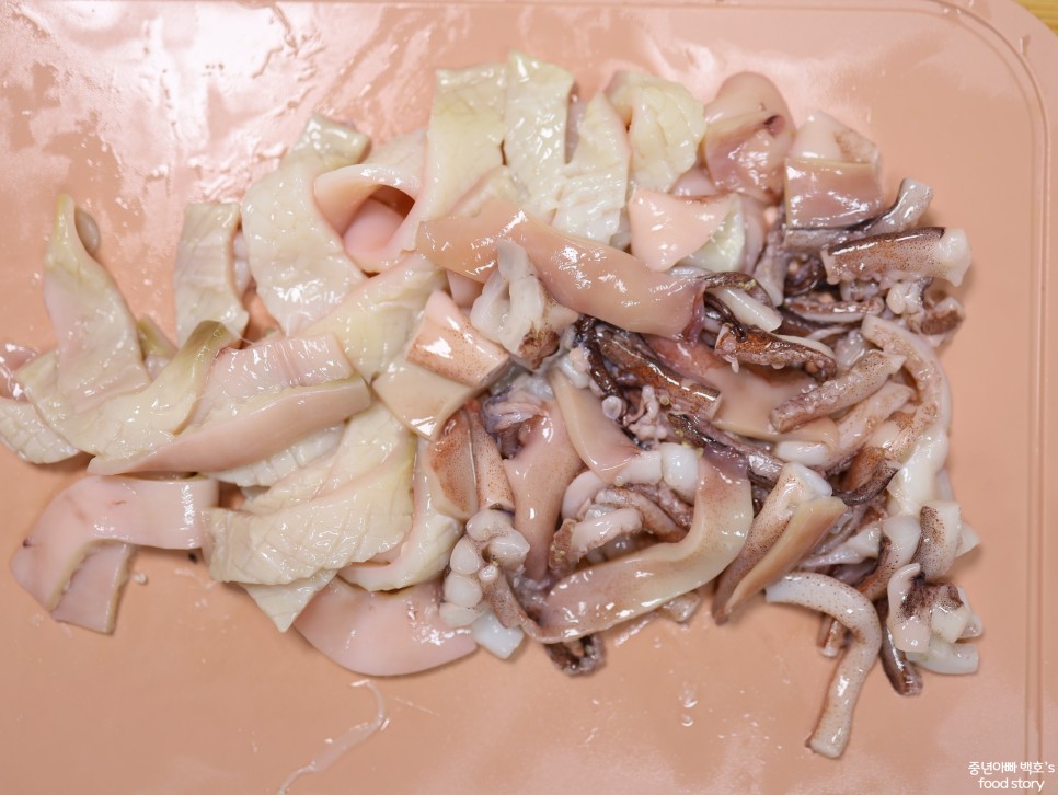 백종원 오징어덮밥 만드는법 매운 오징어볶음 소스 양념 레시피