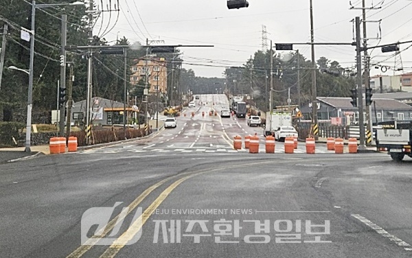 “제주시, 부림랜드 앞 도시계획도로 개통 지연..전형적인 근시안적 행정”