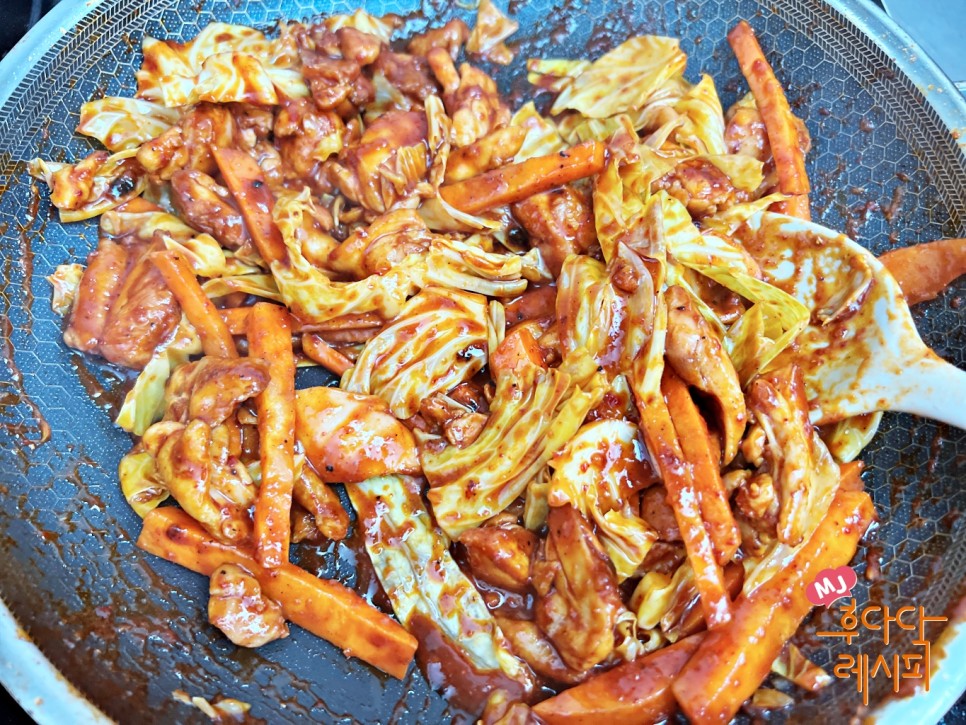 춘천 닭갈비 레시피 닭갈비 구이 황금레시피 만들기