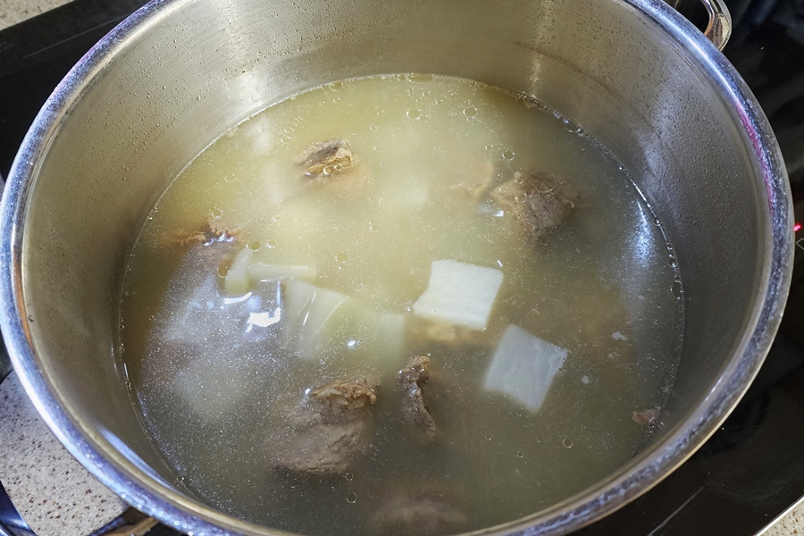 한우 갈비탕 만드는법 집에서 진국 소갈비탕 끓이기