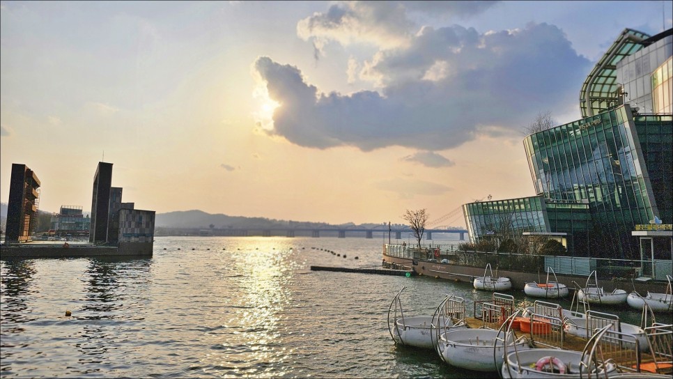 서울 레스토랑 추천 반포한강공원 일몰 야경이 아름다운 세빛섬 이솔라레스토랑!