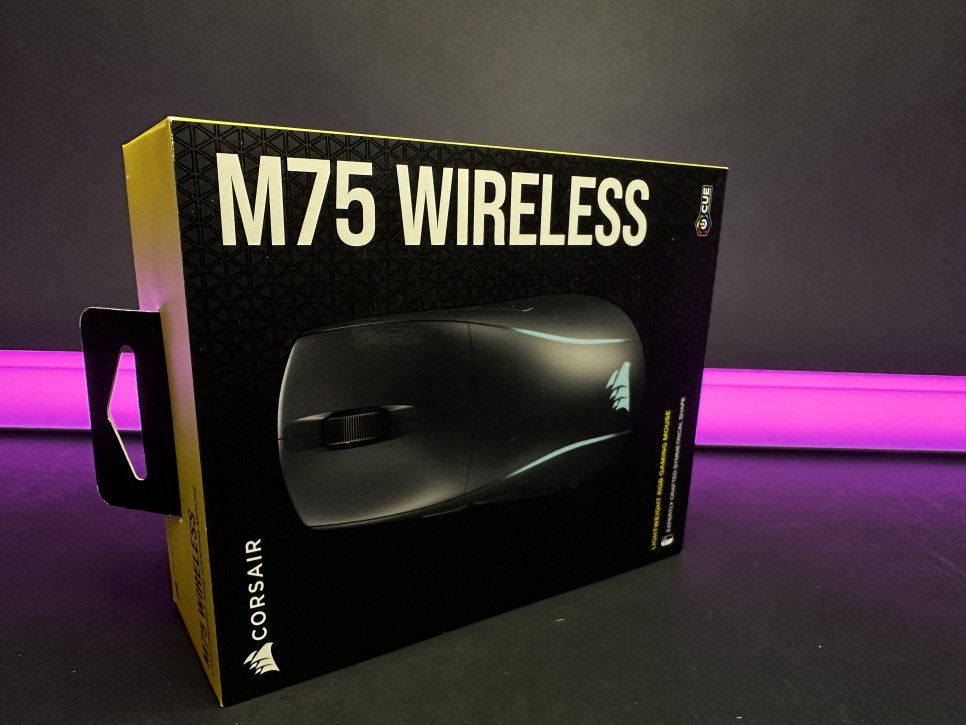 커세어 M75 초경량 무선 게이밍 RGB 마우스 실제 느낌은?
