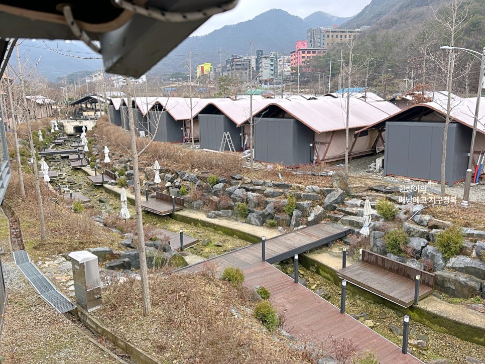 공주 여행 애견동반 숙소 계룡산 캠핑장 파크오브드림 글램핑!