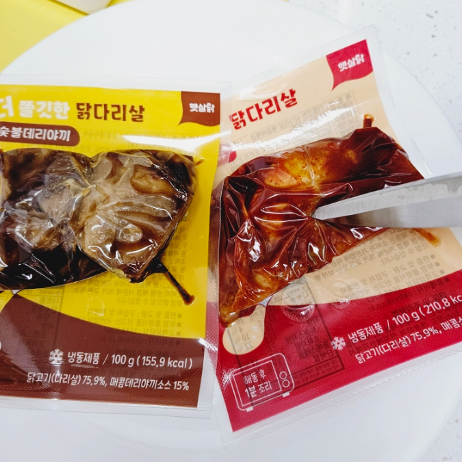 닭다리살 햇살닭 매콤바베큐맛, 숯불데리야끼맛 추천