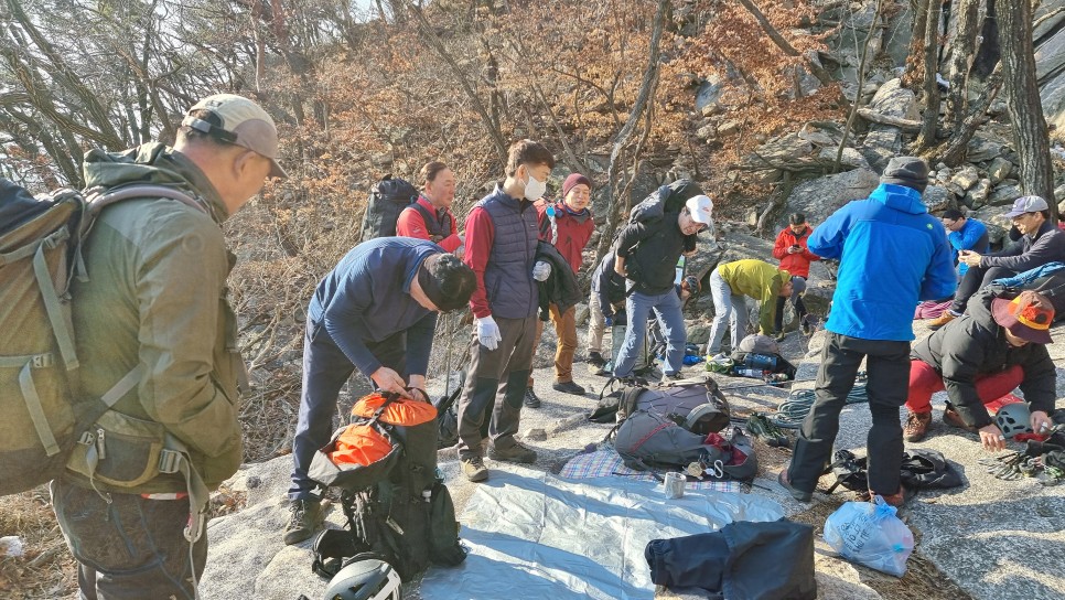 24년 장비릿지 7차 기초교육, 북한산 노적봉 남벽릿지(1~3p) & 경원대길(1~3p) 멀티등반